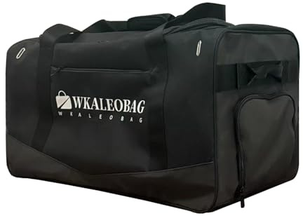 Extra große Reisetasche mit Schuhfach, 80 l, 100 l, 120 l, große Kapazität, Reisetasche für Camping, Fitness, Reisen und Wochenende, Schwarz, Schwarz, 26X14X14(80L), Extra große Reisetasche