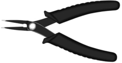 perfk Cesoia per cavi elettrici, utensile da taglio compatto di ricambio professionale, utensile manuale per la creazione di gioielli, elettricista, Manico Nero