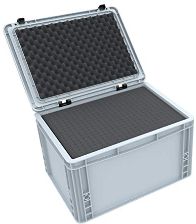 Feldherr ED 43/22 HG Eurocontainer Case/Euro Box 400 x 300 x 235 mm inclusive Pick and Pluck foam