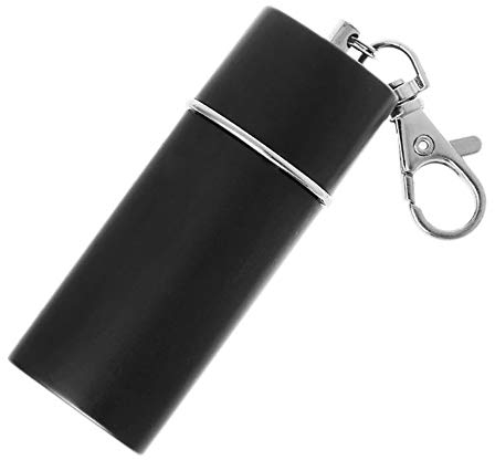 EKdirect Mini Portable Pocket Ashtray, Keychain Cigarette Ashtray Holder for Outdoor Travel