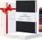 Beechmore Books Notizbuch liniert - XL A4, Schwarz I Premium Hardcover Journal Buch aus veganem Leder, 120gsm creme Papier, Geschenkbox, für Schriftsteller, Journalisten, Meetings & Studenten