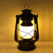 QJUZO Vintage Tischlampe Mit Batterie, Rustikale Garten Aufladbar Tischlampe, Kabellos LED Akku Schreibtischlampe Retro Laterne Für Bar Restaurant Schlafzimmer Küche Flur Camping, Bronze,Warm light