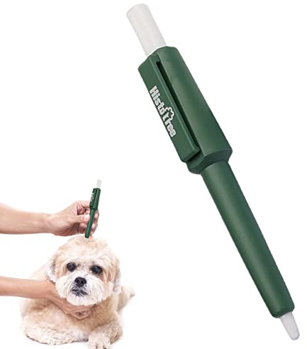 Tick Removal Tool Family Pet Flea Control Waterproof Anti-Tick Remover Pen | for Rabbits, Cats, Dogs and People