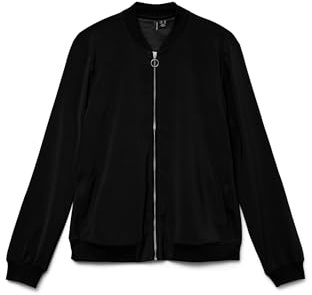 Vero Moda Damen Vmcoco L/S Bomber Ga Noos Jacke, Schwarz, XXL