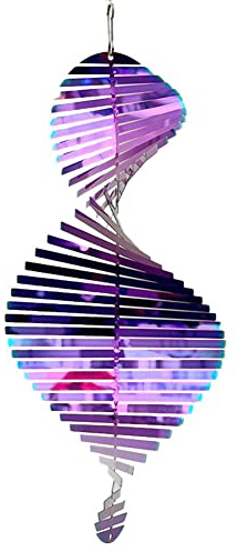 LegendTech Moulins à Vent 3D en Acier Inoxydable à Suspendre pour Cour et Jardin, intérieur ou extérieur