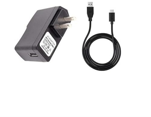 Kircuit 5V USB-C AC/DC Adapter Compatible with LOSUY Model ANS-8050 LOSUY01 2500mAh Replaceable Battery 25W 7 in 1 Electric Spin Scrubber Cordless Cleaning Brush 5VDC Type C Power Supply Cord Charger