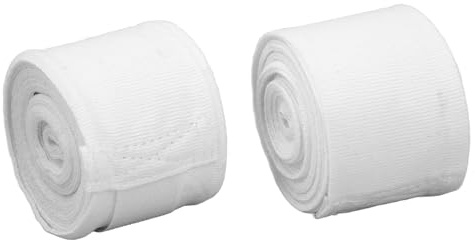 VGEBY 2 Pièces Bandages de Boxe, Gants de Boxe de Sport à Séchage Rapide Bandages pour Les Mains avec Une Excellente Protection pour Le Kickboxing Muay Thai (White)