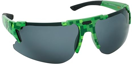 ARKAID Minecraft Sunglasses for Kids | Creeper Sports Wrap Shades with UV400 |One Size Fits Most Kids