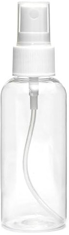 Flacon Vide 100ml Transparent avec Spray Vaporisateur – Bouteille Voyage Avion Rechargeable – Brumisateur Plastique pour Parfum, Huile Essentielle, Gel Douche, Shampoing, Anti-Moustique, Lotion