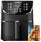 COSORI Air Fryer 5.5L,Friteuse sans huile 1700W,Réduire l'Énergie de 55%,Friteuse à Air avec13 Fonctions 205 ℃ Max et 60 Min,Viande croustillante et tendre,Cuire,Rôtir et Griller,100 Recettes