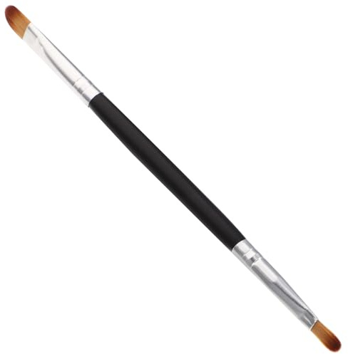 Cabilock Brocha Doble Punta para Sombra de Ojos y Polvo Pincel Sintético Suave para Maquillaje Profesional Duradero y Portátil para Mezclar y Aplicar Sombras