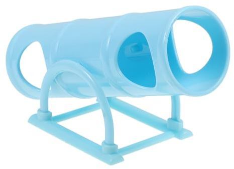 Toddmomy Juguete Relieve el Aburrimiento y Estimula el Ejercicio para Hámster y Mascotas Pequeñas Balancín de Túnel Interactivo ABS