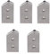 Facibom 5Pcs Glass Cutter Head Replacement, Glass Cutter Replacement Head for DIY Crafts Glass Bottle Cutting