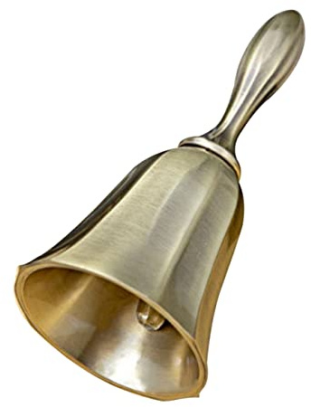 Ciieeo Campana De Mano De Zinc Campanilla De para Bar Diseño Clásico para Decoración y Regalos