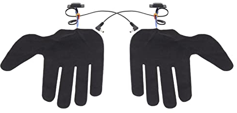 Aramox Handschuh-Heizkissen, 2 Stück, Elektrische Heizhandschuh-Pads, 5-Finger-Handschuh-Heizblatt mit 3 Verstellbaren Gängen für Skifahren, Radfahren