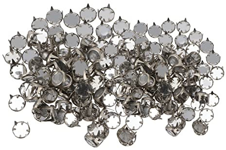 Uonlytech 200piezas Remaches De Garra De Taladro Para Diy Remaches De Garra Punk Accesorios De Marroquinería