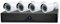 Kit de Monitoreo IVG-G4 x4, Cámara de Seguridad 4MP, Visión Nocturna, Detección de Rostros y Personas, H.265+, Almacenamiento Local, Monitoreo Remoto, Wi-Fi y Ethernet, Resistente a Rayos