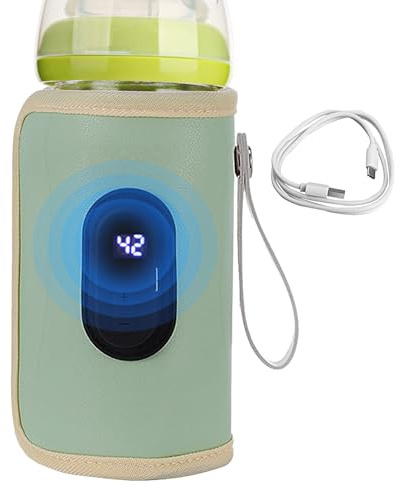 Calentadores de botellas para todas las botellas: calentador de leche, calentador de bebé | Calentador de botella rápido con pantalla LCD, función de memoria y control de temperatura para l