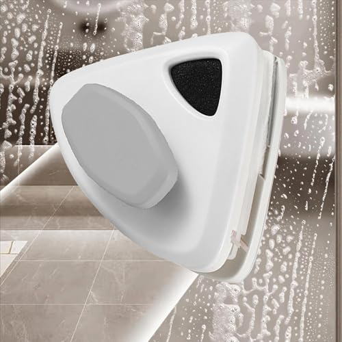 Pulitore Vetri Magnetico Per Finestra A Doppia Faccia 15-24mm, Lavavetri Detergente In Vetro A Doppio Lato, Per Pulire I Esterni Inaccessibili, Sicurezza Con Corda AntiCaduta