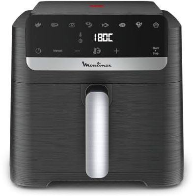 Moulinex Easy Fry Compact, Air fryer, kompakt design, XL 7,5 l kapacitet, intuitiv pekskärm, EZ8618F0