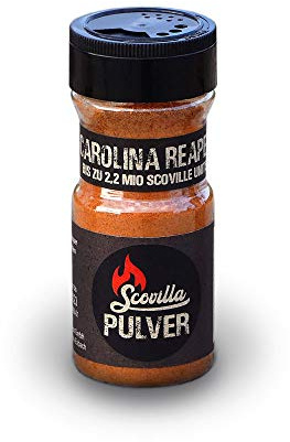 Scovilla s Carolina Reaper, chilipulver i shaker, 50 g