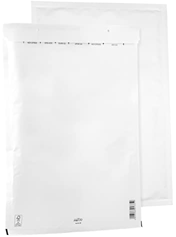 Bantex Satz mit 10 Luftpolsterumschläge Polsterumschlag Versandtaschen K20 (370 x 480 mm) 20/K, Weiß, Briefumschläge, Luftpolster Umschläge Taschen mit Selbstklebeverschluss