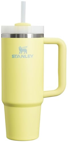 STANLEY Quencher H2.0 Tumbler with Handle & Straw 30 oz | Twist On 3-Way Lid | Cupholder Compatible for Travel | Insulated Stainless Steel Cup | BPA-Free | Pomelo