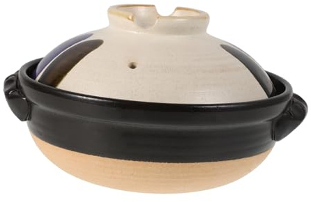 ABOOFAN Marmite En Terre Cuite Vintage Marmite À Soupe Japonaise Avec Couvercle Cocotte En Terre Cuite