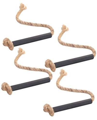 TOYANDONA 4 Pièces de Corde Accessoires de Camping matériel de Camping équipement Ils campent lumière Portable Corde à feu pour l'extérieur Outil Allume-feu la Cire Light Brown