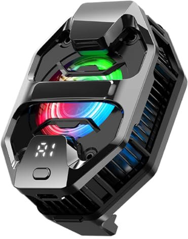 Pad di raffreddamento del telefono cellulare - Radiatore del telefono, dispositivo mobile a semiconduttore Vengilador con LED RGB | Outdoor, vlog, streaming live, spiaggia, tablet, tecnologia di raffr