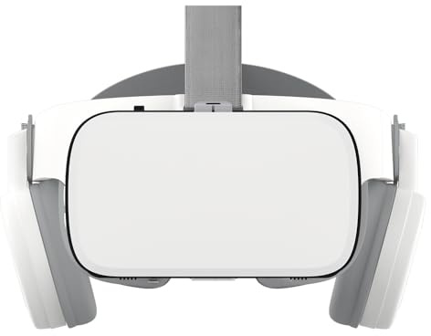 VR Headset with Bluetooth Headphones, Foldable Virtual Reality Glasses for Mobile Phones, Compatible with iPhone and Samsung Galaxy