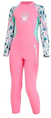 Gogokids Neoprenanzug Kinder Lang, 2,5mm Neopren UV-Badeanzug Rückenreißverschluss, Thermo Neoprenanzüge für Mädchen Jungen zum Schwimmen, Surfen, Tauchen