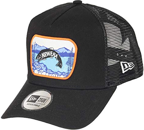 New Era Fishing A-Frame Adjustable Trucker Cap One-Size
