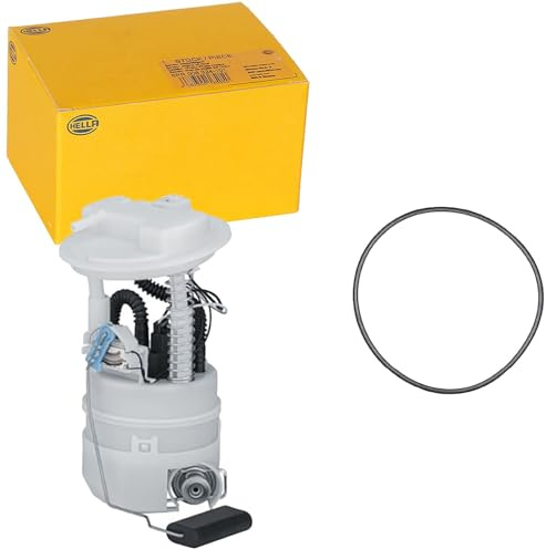 HELLA 8TF 358 303-081 Kraftstoffpumpe - Benzinpumpe - 12V - elektrisch - 4-polig - mit Dichtung - u.a. für RENAULT TWINGO II (CN0_)