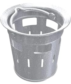 Keuck Baustoffe Eimer, Material Stahl verzinkt, H=250mm, D=260mm, Gewicht ca. 2 kg