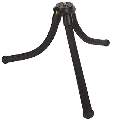 Mini Trípode Flexible, Mini Trípode Compacto para Teléfono, Tornillo Universal de 1/4 de Pulgada para para Selfie Vlog