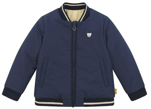 Steiff Wendejacke Giacca Reversibile, Peacoat, 104 Bambini e Ragazzi