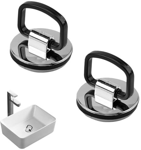 2 Pcs Sink Plugs for Kitchen 45mm Chrome Sink Plug Upgraded Bath Plug Replacement Basin Plug Sink Plug Replacement Bath Plug Replacement for Bathroom and Kitchen Sinks Bathtubs
