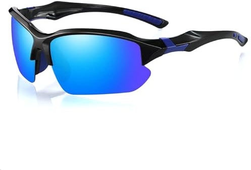 GWAWG Polariserade sportsolglasögon, cykelglasögon för män och kvinnor med UV400-skydd för körning, golf, skidåkning, fiske och löpning