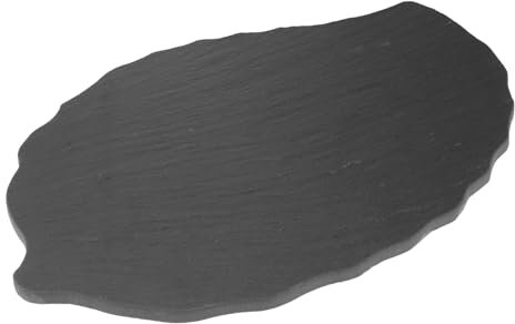 ABOOFAN Placa De Roca En Forma De Hoja Plato De Sushi Plato De Pizarra Para Postres Utensilios De Cocina