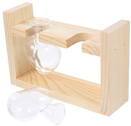 ibasenice Vase Pothos Planteur Usine Vase en Verre De Table Terrarium De Bureau Pot Hydroponique Conteneur Hydroponique Pot De Terrarium Support De Fleur De Bureau Un Verre