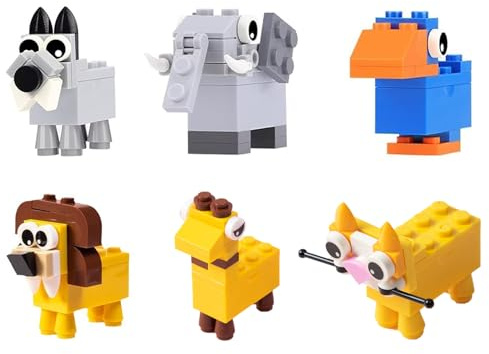 ZhouWei 6 Piezas Sacapuntas con Depósito, Uguetes de Bloques de Construcción y Sacapuntas de Doble Uso Pencil Sharpener Regalos Cumpleaños Niños Afilalapices Portátiles, para Uso Doméstico y Escolar
