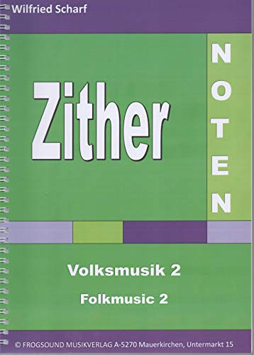 Zither-Noten: Volksmusik 2/Folkmusic