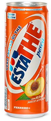 Estathé, Vero infuso di The alla Pesca, lattina da 330ml