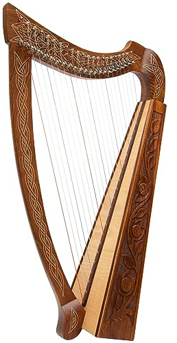 UZMAN-Versand ARPE ARPE HARP Lyra-Lyre Aрфа - Cuerdas celtas (22 cuerdas, con solapas de semitono)