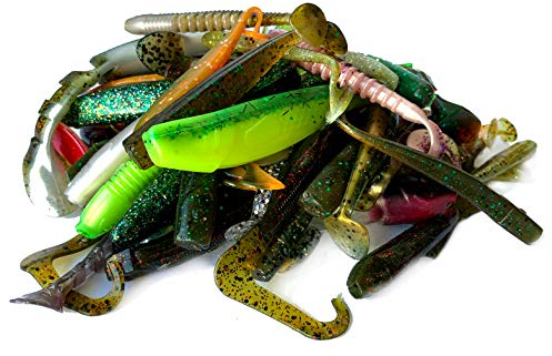 Major Fish Gummifische Set 100 Gramm ca. 20 Stück Gummiköder Barsch Zander Hecht
