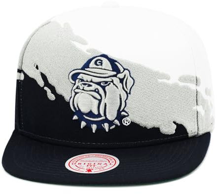 Mitchell & Ness Georgetown Hoyas Paintbrush Snapback and NCAA Cap Kappe Basecap