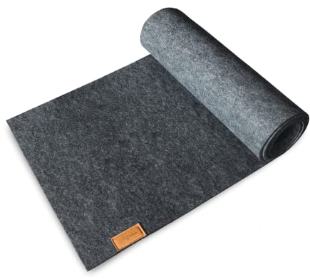 Tischläufer aus Filz abwaschbar I Filzläufer mit Hoffmann Logo I Tischsets, Platzsets 100x30 cm oder 150x40 cm (100 x 30 cm)