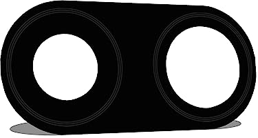 IS-TECK Kompatibel mit Huawei P20 Lite Ersatz Kamera Glas Linse inkl. Kleber Set