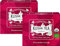 Kusmi Tea - 2er Pack - AquaRosa - Bio Früchtetee mit Hibiskus, Schwarzen Beeren und Roten Früchten - Koffeinfreier Hibiskustee - Heiß oder als Eistee - 2x20 Teebeutel